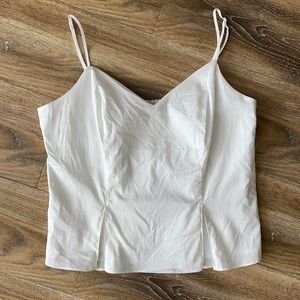Elizabeth and James White Tank Top Blouse